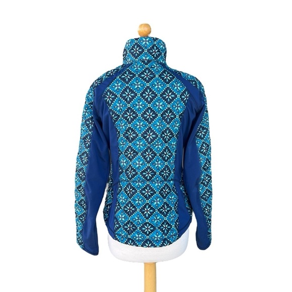 Kerrits Ride Lite Quilted Jacket Full Zip Nordic Blue Small Equestrian Riding - Picture 3 of 13